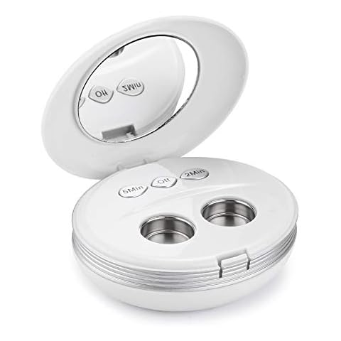Contact Lens Cleaner Machine, Blumway Ultrasonic Contact Lens Cleaner with USB Charger, Small & Portable, Fit Disposal Soft Lens, Hard Lens, Contact Lens, Colored Lens, RGP Lens & OK Lens Cover