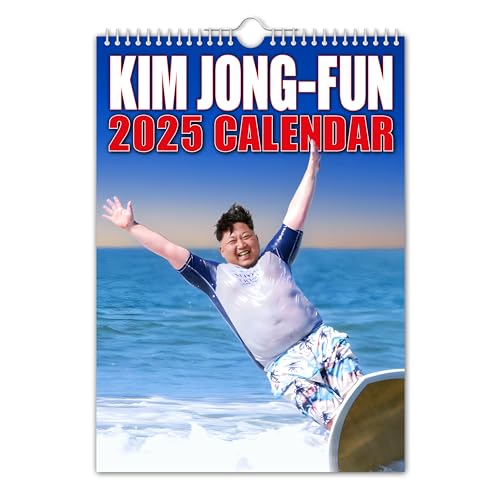 The Calendar King // Kim Jong-Fun – Calendario da parete 2025 (colorato, formato A4)