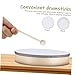 BESPORTBLE Wood Frame Hand Drum with Drumsticks Percussion Instrument for Adults Singing and Dancing 12-inch Portable Drumming Equipment for Music Lessons and Celebrations