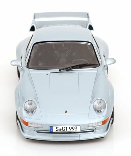 Modelo de auto Porsche 911 GT2 1996 a escala 1:18 miniatura 4