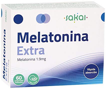 Melatonina Extra Masticable 60 comprimidos de Sakai