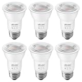 DiCUNO PAR16 LED Bulb Dimmable, 5W Long Neck Spotlight Bulb, 500Lumen, 40° Beam Angle, Warm White 2700K, 50W Equivalent E26 LED for Recessed Light, Curio Cabinet, Pack of 6