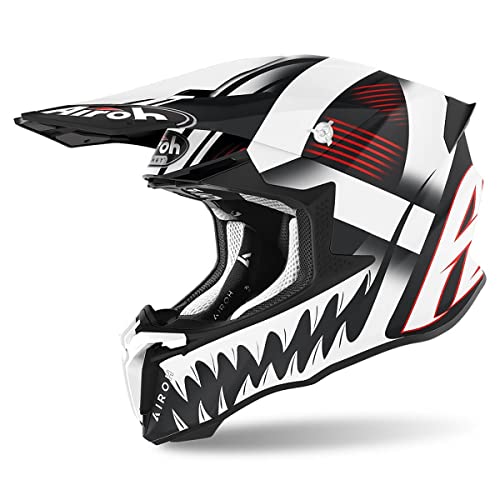 Casque Motocross AIROH Twist 2.0 M Noir idéal pour vos Sorties Enduro