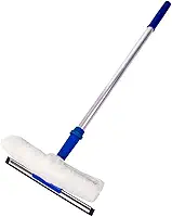 Rodo Limpa Seca Vidros Janela Multiuso Com Esfregão 25 Cm Cabo De Aluminio 60 Cm Limpa Janela De Prédio Casa