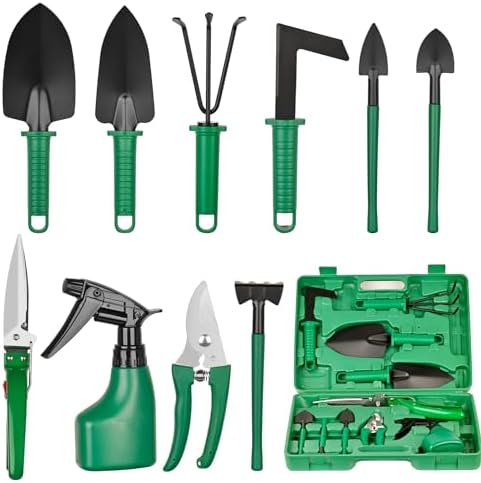 Calofun 40-teiliges Sukkulenten-Werkzeug-Set – Inkl. Arbeitsmatte, Töpfe, Tasche & Handschuhe, Perfekt Für Anfänger