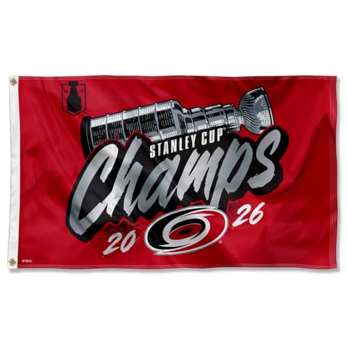 Carolina Hurricanes 2026 Stanley Cup Champions Banner Flag
