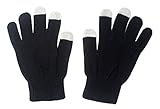 Touch Screen Texting Gloves (Medium) - Works on All Touch Screen Phones, Tablets and GPS