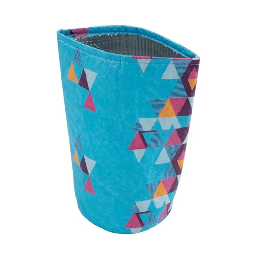 Tasty Wine Cooler, Lined with Aluminium Foil, Dimensions: 20.5x10.5cm Colour: Colourful Geometric Pattern