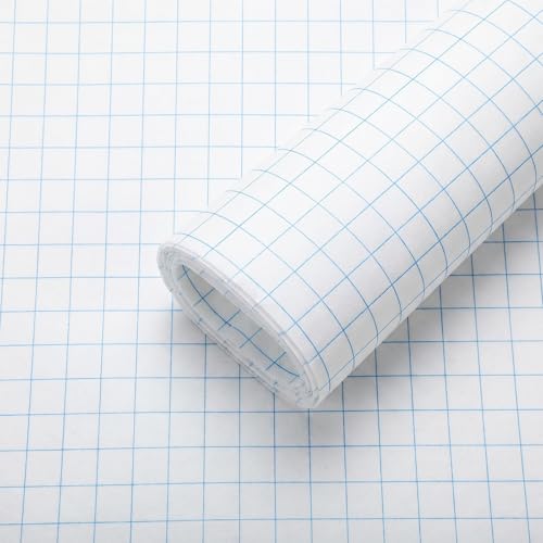 Fanfanwin 47 Inch x 10 Yard Non Woven Precut Pattern Drafting Paper with 1 Inch Grid Tracing Paper for Sewing, Copying, Alteration, Design, and Embroidery