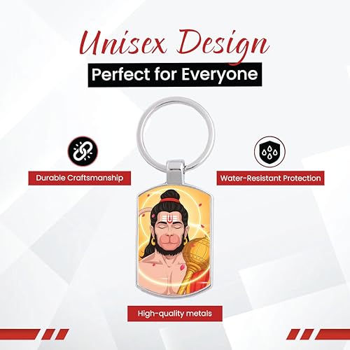 Image of Stylish Metal Keychains with Permanent Glossy Print - Inspirational Quotes & Spiritual Designs - Perfect Key chains for loved ones, Personal Use, Gifts & Return Gifts