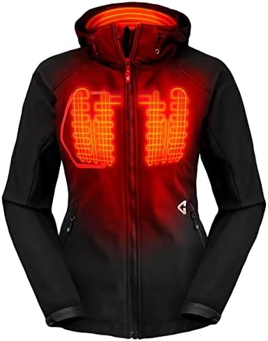 Miniatura 6 de Gerbing Chaqueta térmica Torrid 2.0 Softshell para mujer, ropa térmica con batería de 7 V, deportes de invierno, camping, caza