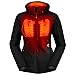 Gerbing Women's Torrid 2.0 Softshell Heated Jacket – 7V Battery Powered Heated Clothing – Winter Sports, Camping, Hunting Black L