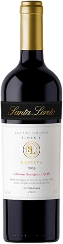 Vinho Fino Tinto Chileno Santa Loreto Reserva Cabernet Sauvignon-Syrah 750ml