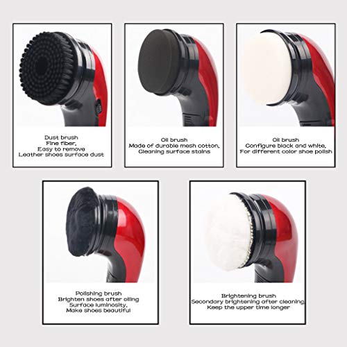 Alus- Automatic Shoe Polisher, Hand-Held Shoe Polisher, Rechargeable Portable Shoe Polisher #TOP1