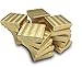 TheDisplayGuys - 25-Pack #53 Kraft Paper Cardboard Gift Boxes/Jewelry Cases w. Cotton Padding & Lid - Gold Foil - (5.4