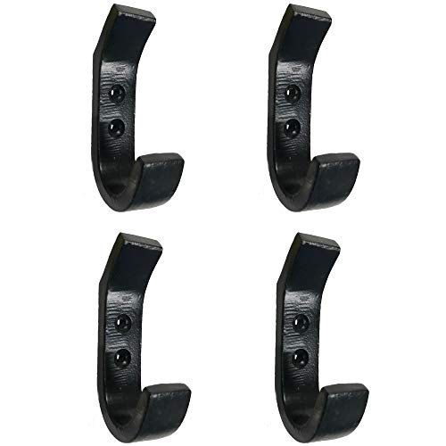 (4) 3.25" Simple Coat Hook - BB-328 - For coats, bags, etc