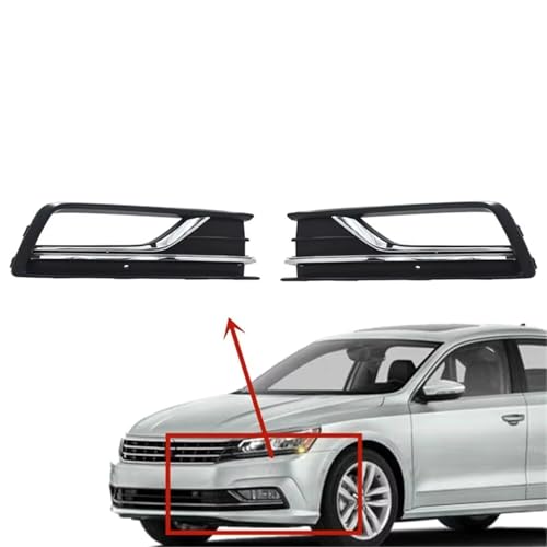 Componente automotriz de rejilla parachoques delantero para VW Passat B8 2016 2017 6