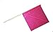 Mutual Industries Vinyl Coated Nylon No-Foul Highway Traffic Warning Flag, Size: 18" x 18" x 27", Red (Pack of 10)