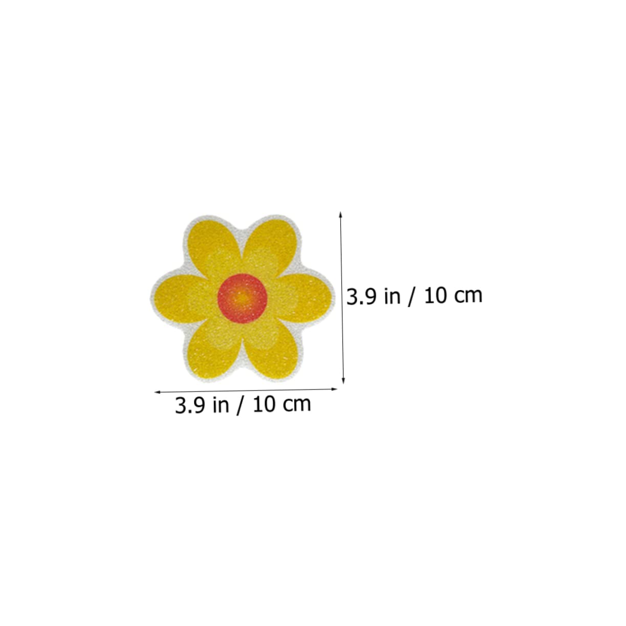 MAGICLULU 3 Juegos Adhesivos Antideslizantes para Flores. Cocina Pegatinas De Pared Bañera Pegatinas Flor Transparente Pegatinas Pegatina De Agarre De Bañera Ducha De Polivinilo