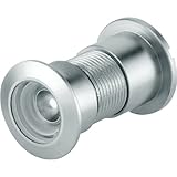 Prime-Line Products U 10314 Door Viewer, 1-Inch, 130-Degree, Satin Nickel, Solid Brass