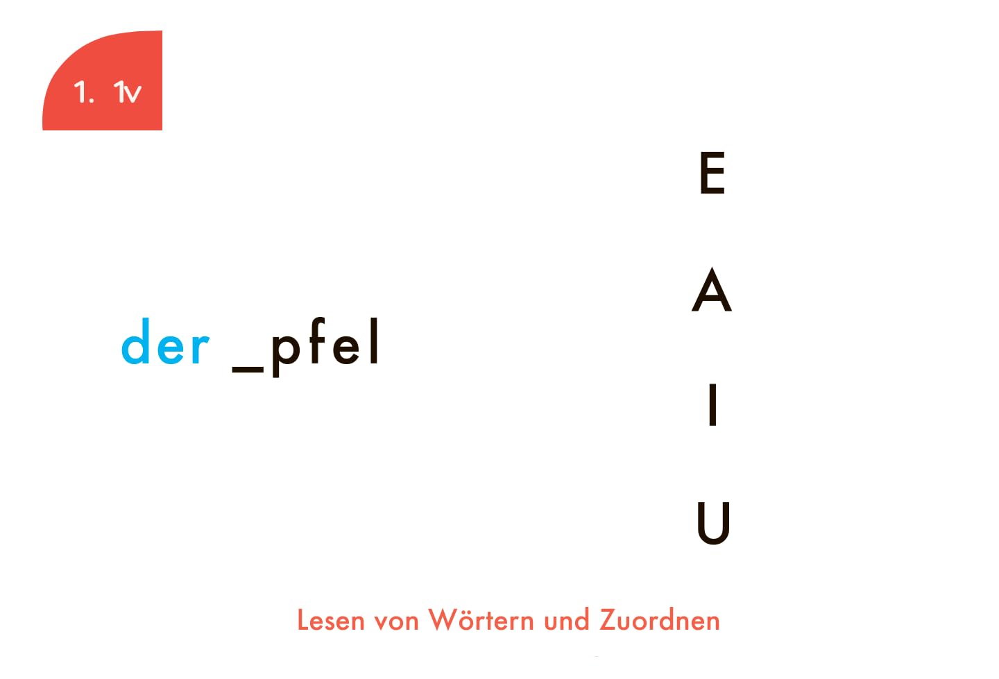 Der Lochkasten Reading Words and Assignment: Card Set - Image 3