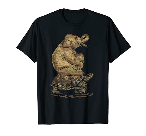 Tartaruga Equitazione Elephant Maglietta