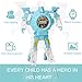 kavie Kids Transformer Projection Watch Deformation Robot Transformers Digital Watch, Boys Cartoon Hero Amazing Watches, Girls Learning Gifts-Blue