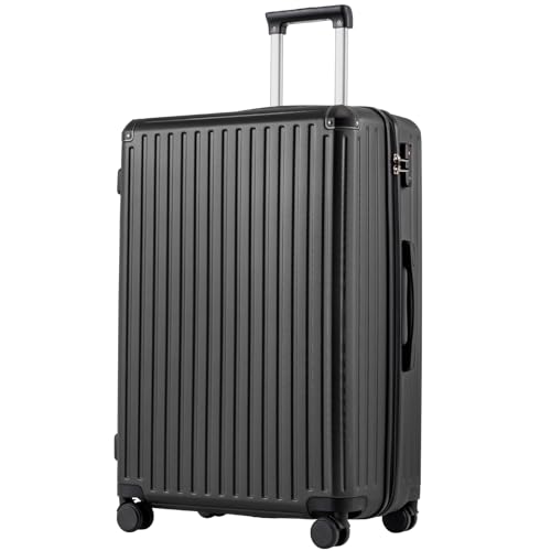 COOLIFE Suitcase Trolley Carry on Hand Cabin Luggage Hard Shell Suitcase Lightweight ABS Material...