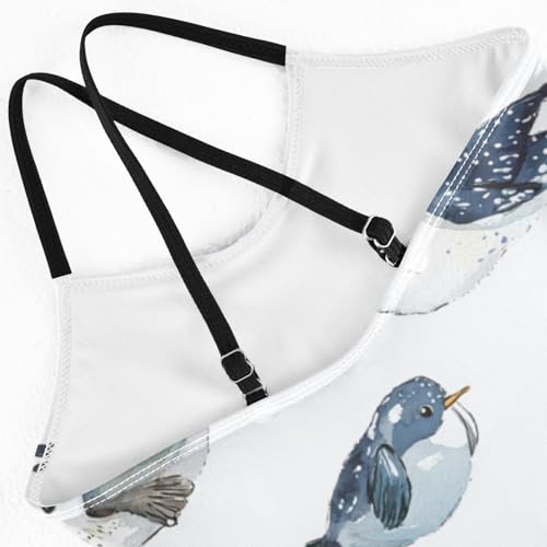 ZZKKO Cute Sea Penguin Girls Swimsuit One Piece Bathing Suit for Baby Girls' Swimwear 3-10T4