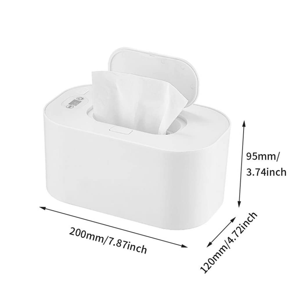 Calentador de toallitas para bebés, calentador de toallitas húmedas, calentador de toallitas para bebés, portátil, alimentado por USB, dispensador de pañuelos húmedos