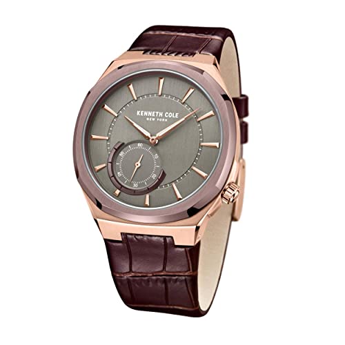 Image of Kenneth Cole Analog Grey Dial Watch for Men-NEKCWGA2221602MN