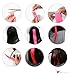 Beaute Galleria Bundle 11 Pieces Single Color 21 Inches Straight Party Highlights Clip In Synthetic Hair Extensions Cosplay Comic Con Halloween Costume (Pink)