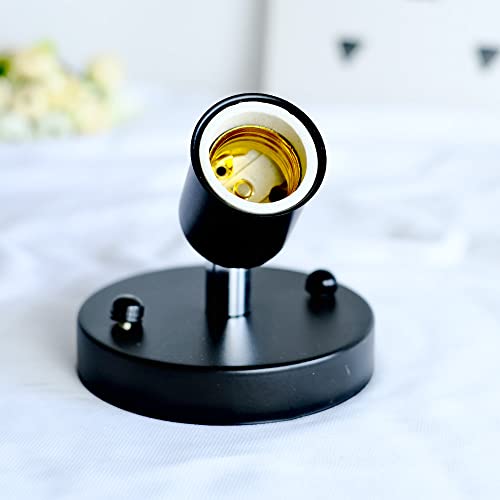 Tianfan E26 180 Degree Modern Adjustable Ceiling Lamp Wall Mounted Light Bulb Holder Socket thumb #3