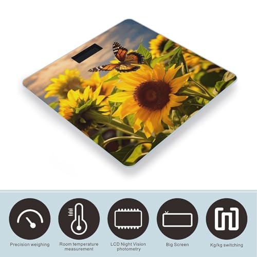 Báscula digital para baño VstaDank con vidrio templado miniatura 3