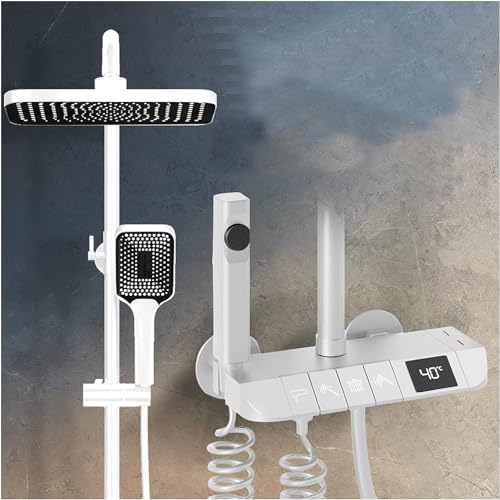 Affichage de température LED pour système de douche anti-brûlure avec douchette