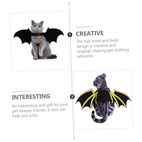 Disfraz de Murciélago para Perros y Gatos Halloween S miniatura 4