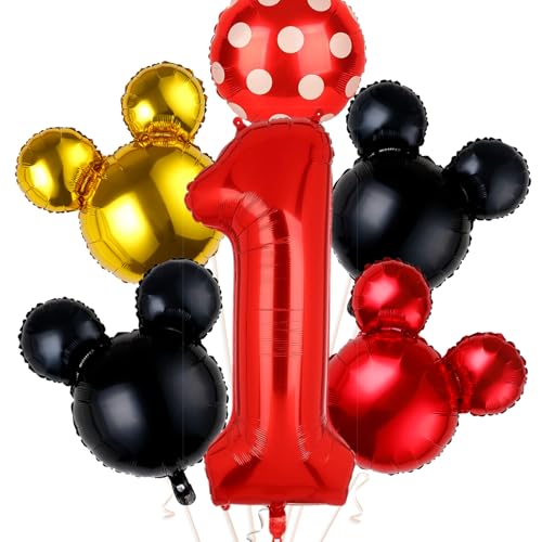 NANAGALI 6Pcs Mouse 1st Birthday Decorations, 40