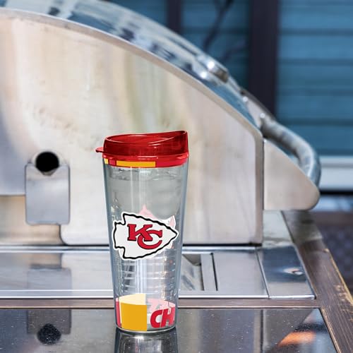 Image of Rico Industries NFL Football Double Wall Classic 16oz Or 20oz Tritan Tumbler W Lid