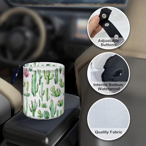 Image of Pensura Sunflower Car Garbage Bag Collapsible Trash Container Trash Can Foldable Multipurpose Trash bin Hanging Vehicle Garbage Can Car Interior Accessory Car Seat Back Use