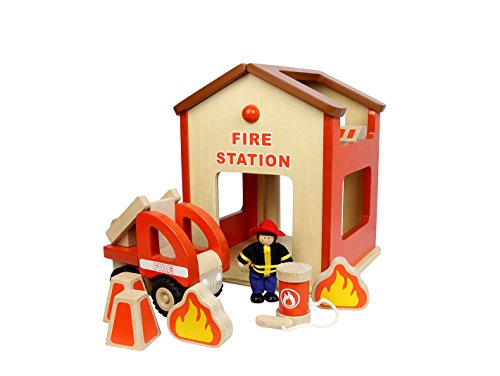 BabyCentre Masterkidz Fire Station Play Set