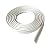 Instatrim 3/4 Inch (Covers 3/8" Gap) Flexible, Self-Adhesive, Caulk and Trim Strips for Floors, Ceilings, Countertops and More (White, 10ft Long, 1 Pack)