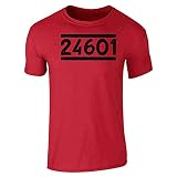 Prisoner 24601 Musical Halloween Cosplay T-Shirt for Fans Red L
