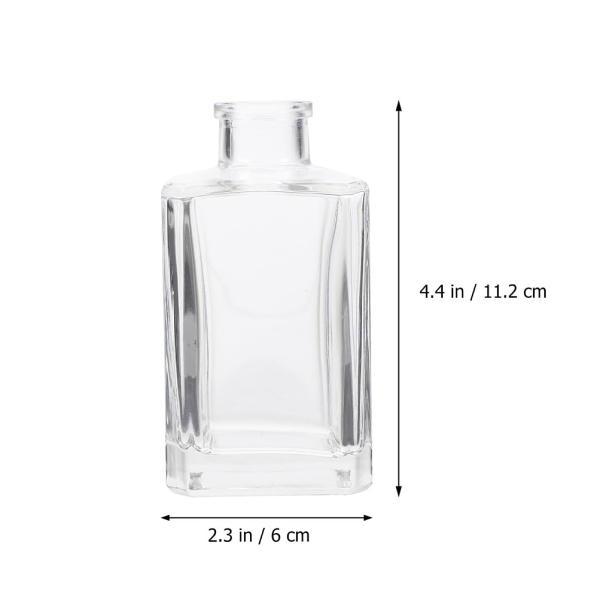 Lurrose Flaconi Diffusore Aroma 150ml in Vetro Trasparente Spesso Set da 3 Bottiglie Vuote per Aromaterapia Casa Ufficio Decorazione Soggiorno