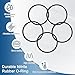 M METERXITY 5-Pcak Nitrile Rubber O-Rings, 64mm ID, 72mm OD, 4mm Width, Metric Sealing Washer Gasket for Automotive Machine Plumbing/Faucet/Air or Gas Connections, Resists Oil and Heat