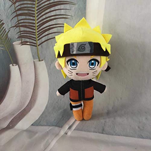 Anime Naruto Q Version Uzumaki Naruto Kakashi Uchiha Itachi Bijuu Kurama Kyuubi Nine-Tailed Fox Plush Doll Kids Plush Toys 20CM