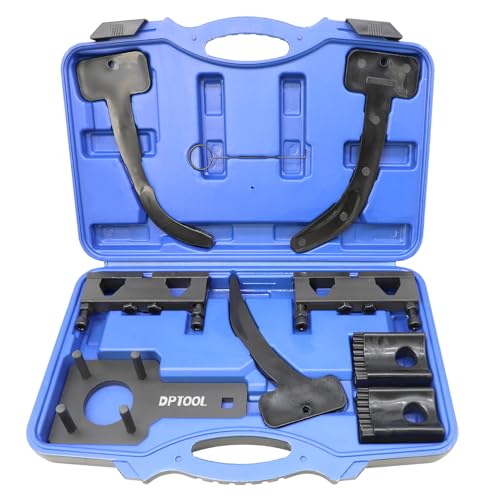 DPTOOL Camshaft Phaser Timing Chain Tool Kit Camshaft Holding Tool Crankshaft Pulley Wrench Compatible with VW Jeep Chrysler Dodge 3.6L VVT Pentastar Engine 2011-2019 Replace 10200A 10202 10369 10198A