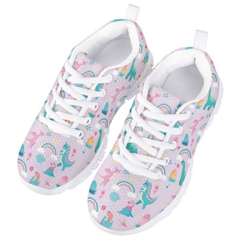 SYtrade Boys Girls Shoes Running/Walking Sports Sneakers White Sole