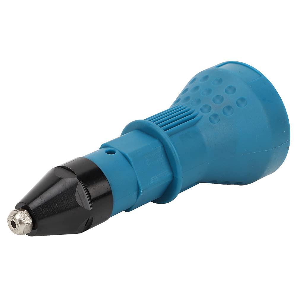 Adattatore per Attacco Pistola per Trapano per Rivetti Strumento per Carpentiere Elettrico Senza Fili Pistola per Rivetti Pop (Blue)
