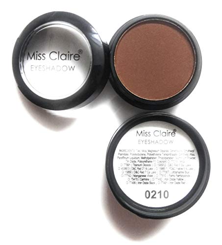 Image of Miss Claire Single Eyeshadow Powder Shade No.0210, Brown Velvet & Shimmery Finish