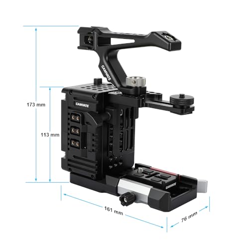 Módulo de expansión de jaula de cámara ajustable y mango superior para soporte de video 2